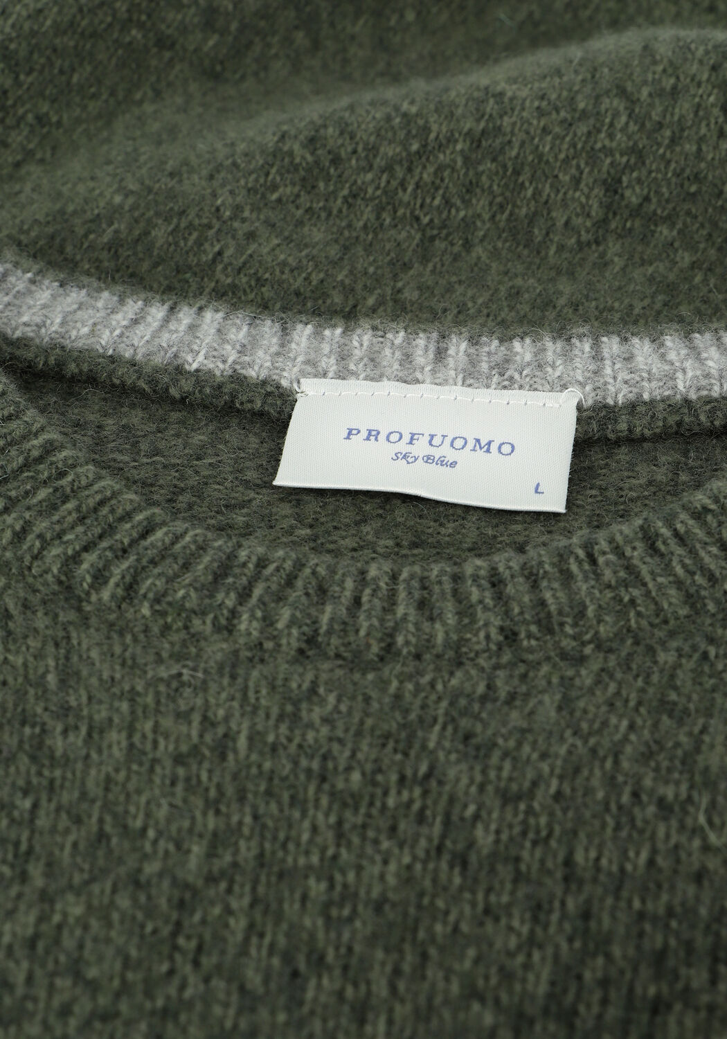 Dunkelgr&uuml;n PROFUOMO Pullover JOHNS - large
