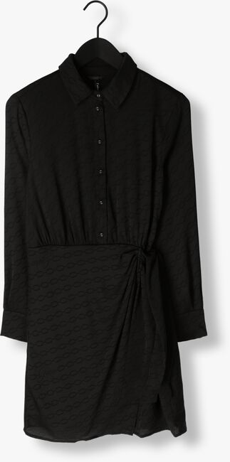 Schwarze GUESS Minikleid CAMILLA CHEMISIER LONG DRESS - large