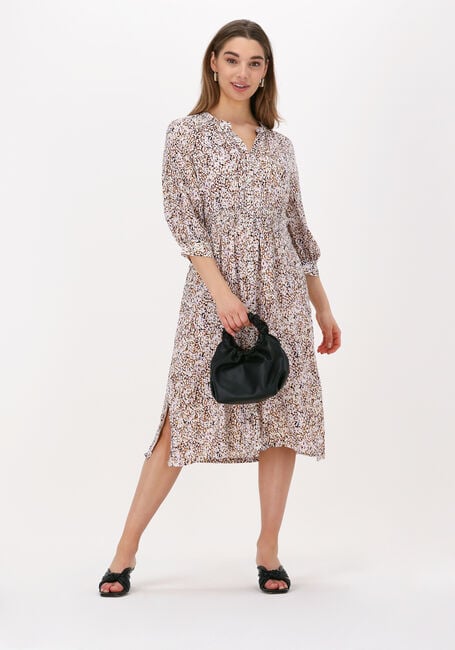 Braune SECOND FEMALE Midikleid LOTUS DRESS - large