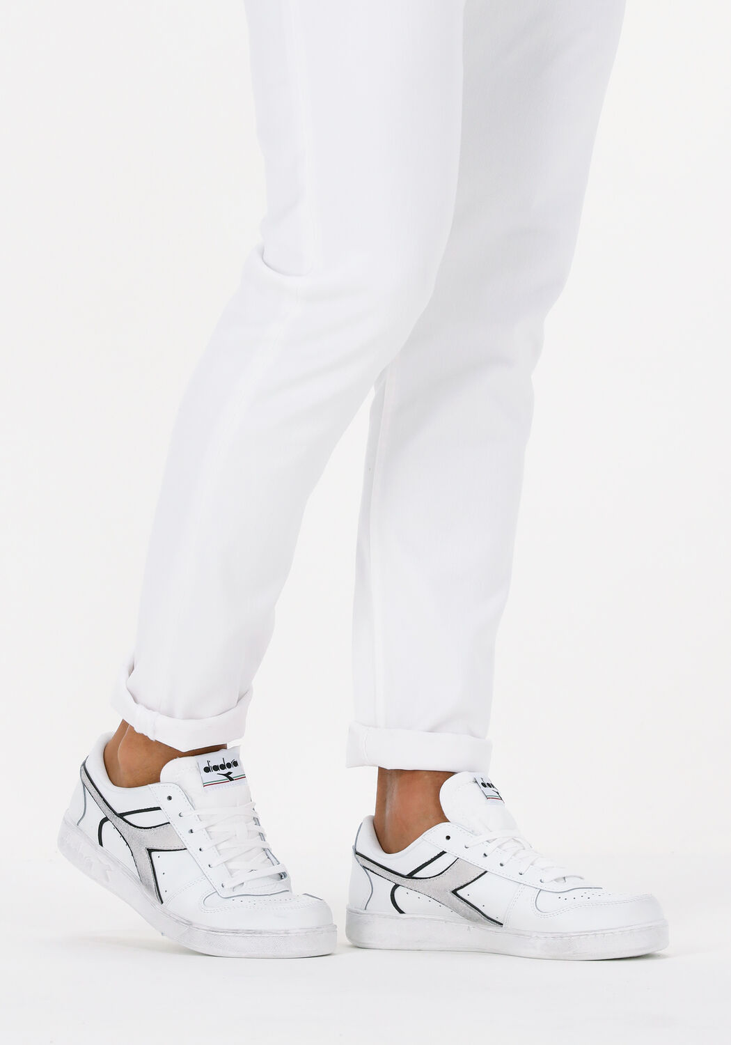 Wei&szlig;e DIADORA Sneaker Low MAGIC BASKET LOW ICONA - large