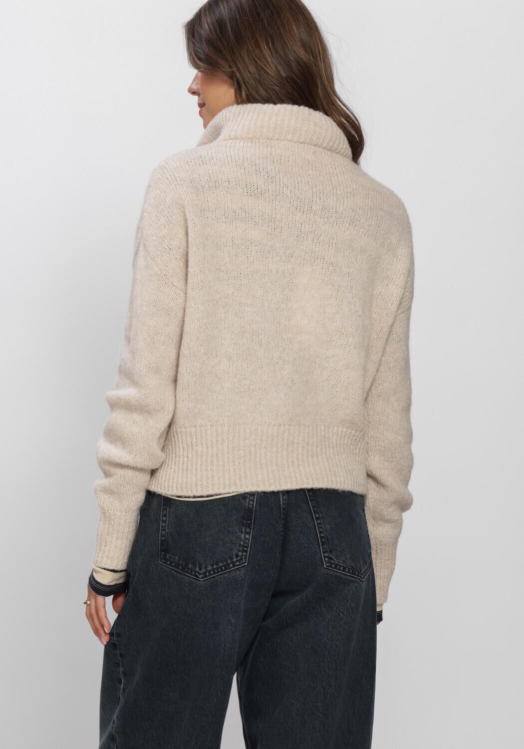 Beige BY-BAR Pullover BOXY BEAU PULLOVER - large