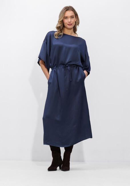 Blaue SUMMUM Kleider DRESS HEAVY SILKY TOUCH - large