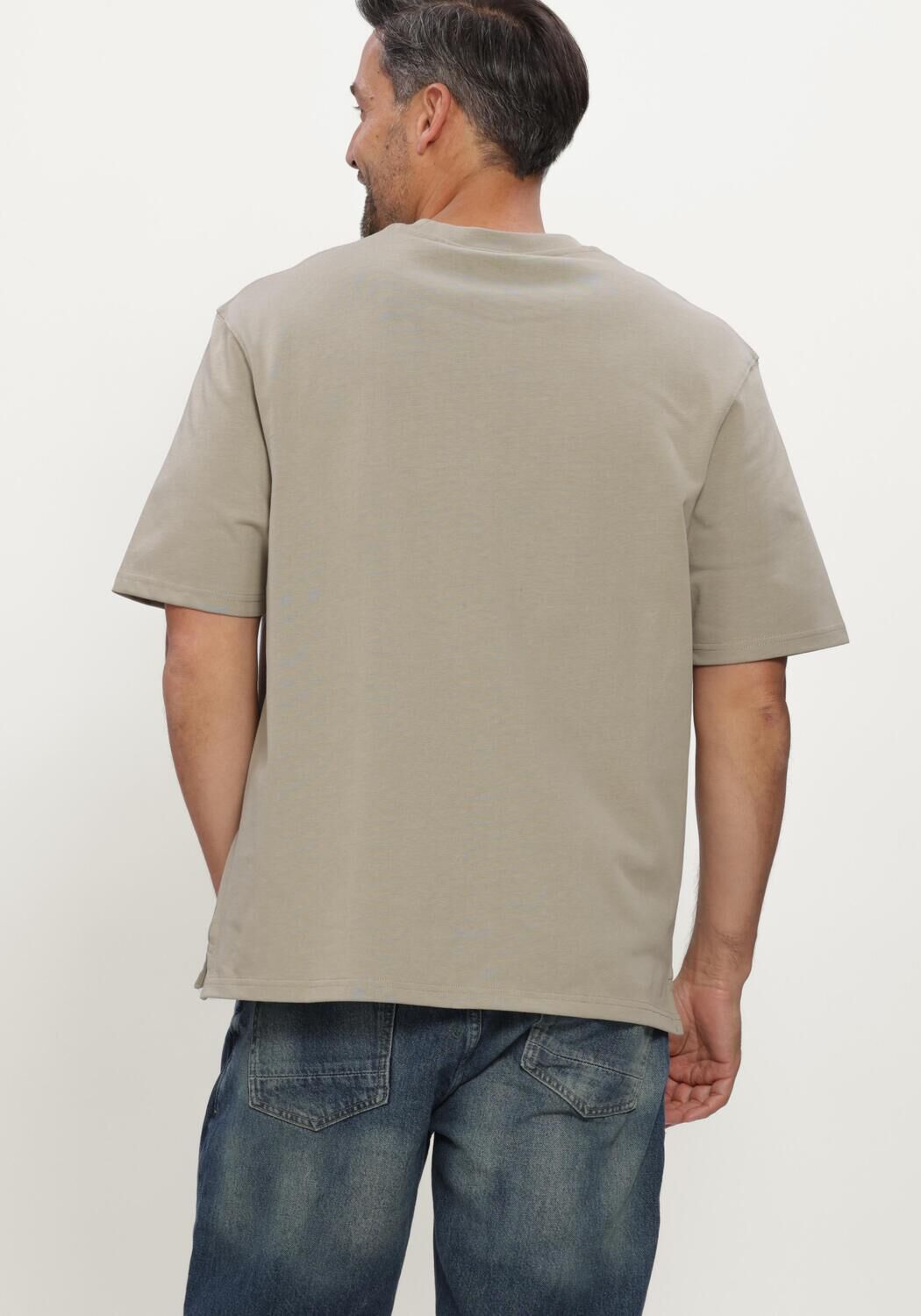 Khaki LYLE & SCOTT T-shirt HEAVYWEIGHT T-SHIRT - large