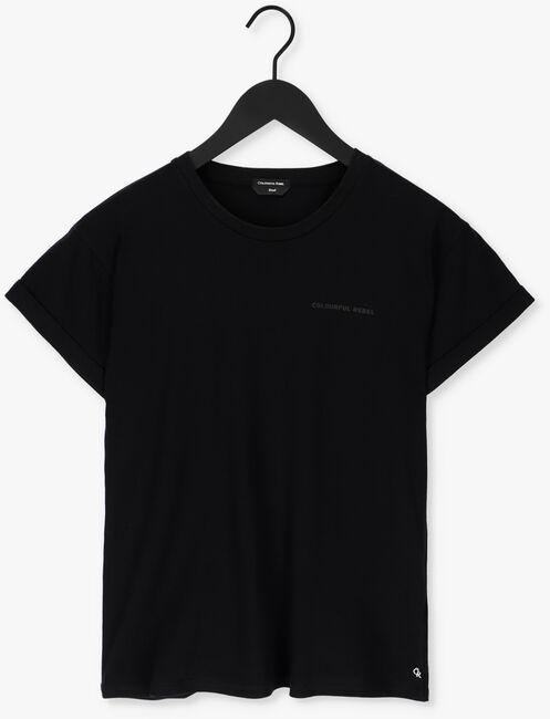 Schwarze COLOURFUL REBEL T-shirt PARADISE ESCAPE BOXY TEE - large
