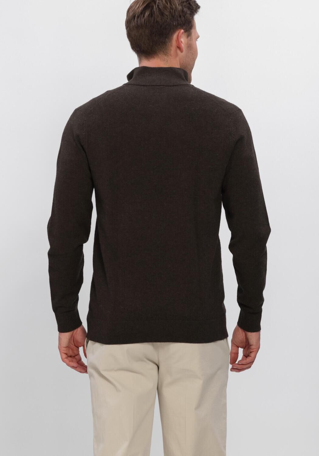 Braune PROFUOMO Polo-Shirt AERO EASE - large