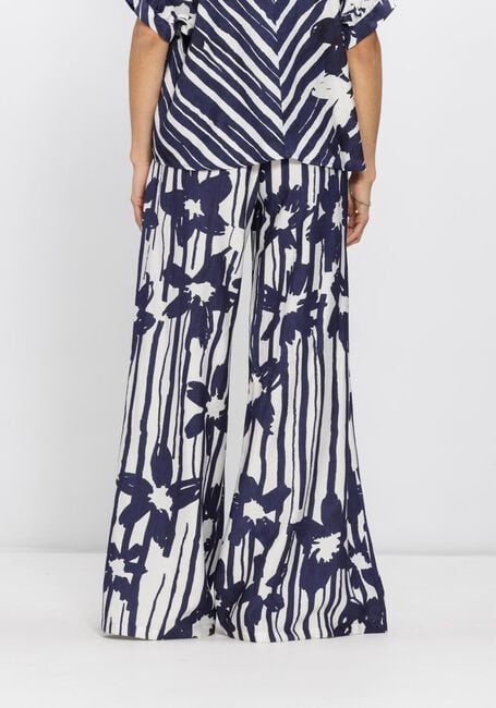 Blaue CAROLINE BISS Weite Hose 1574 - large