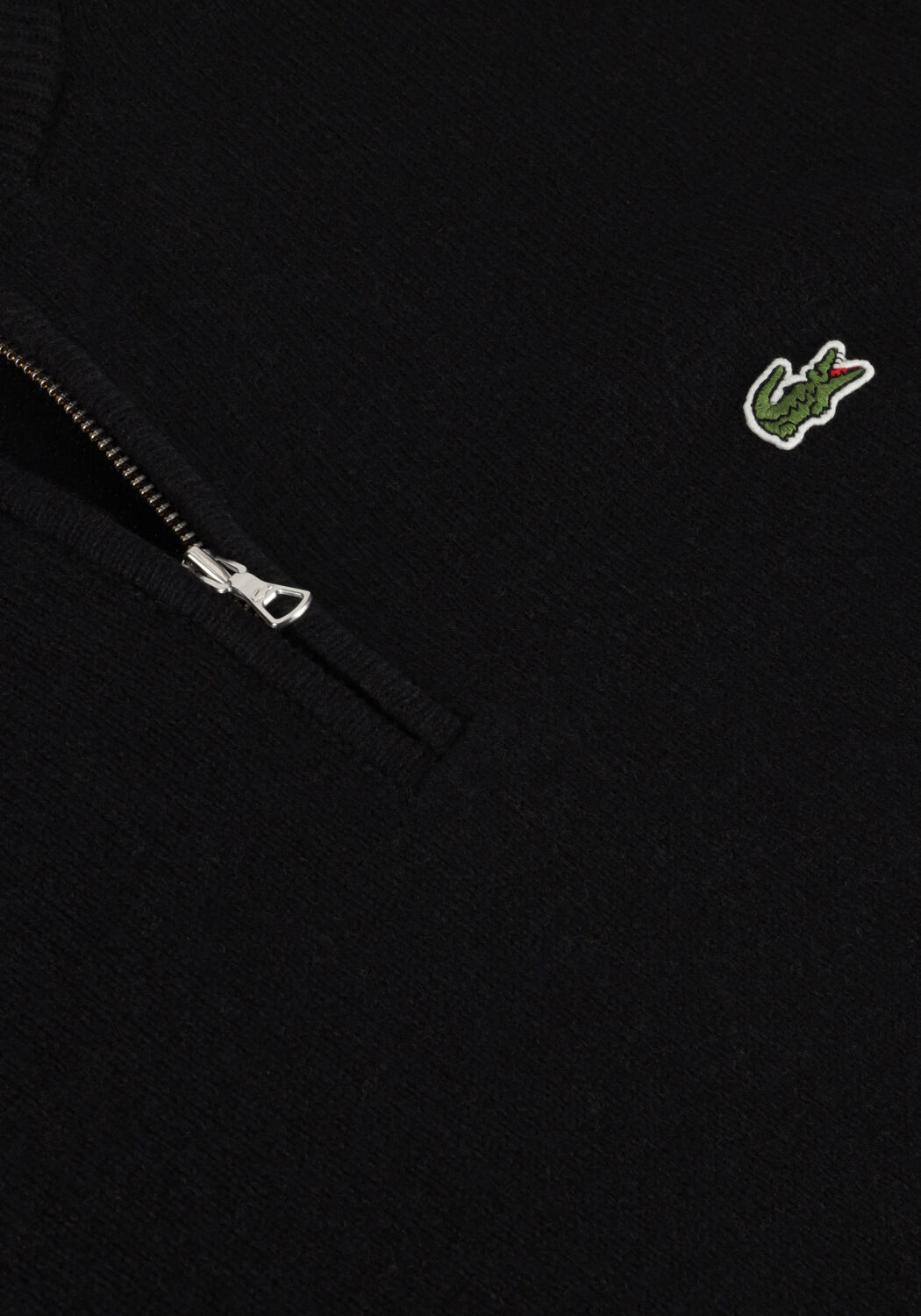 Schwarze LACOSTE Pullover 1HA1 MEN SWEATER - large