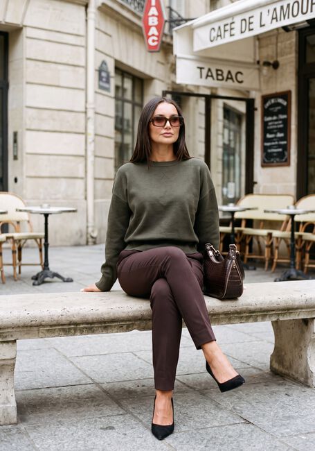 Bordeaux STUDIO ANNELOES Hose Downstairs winter bonded trousers - large