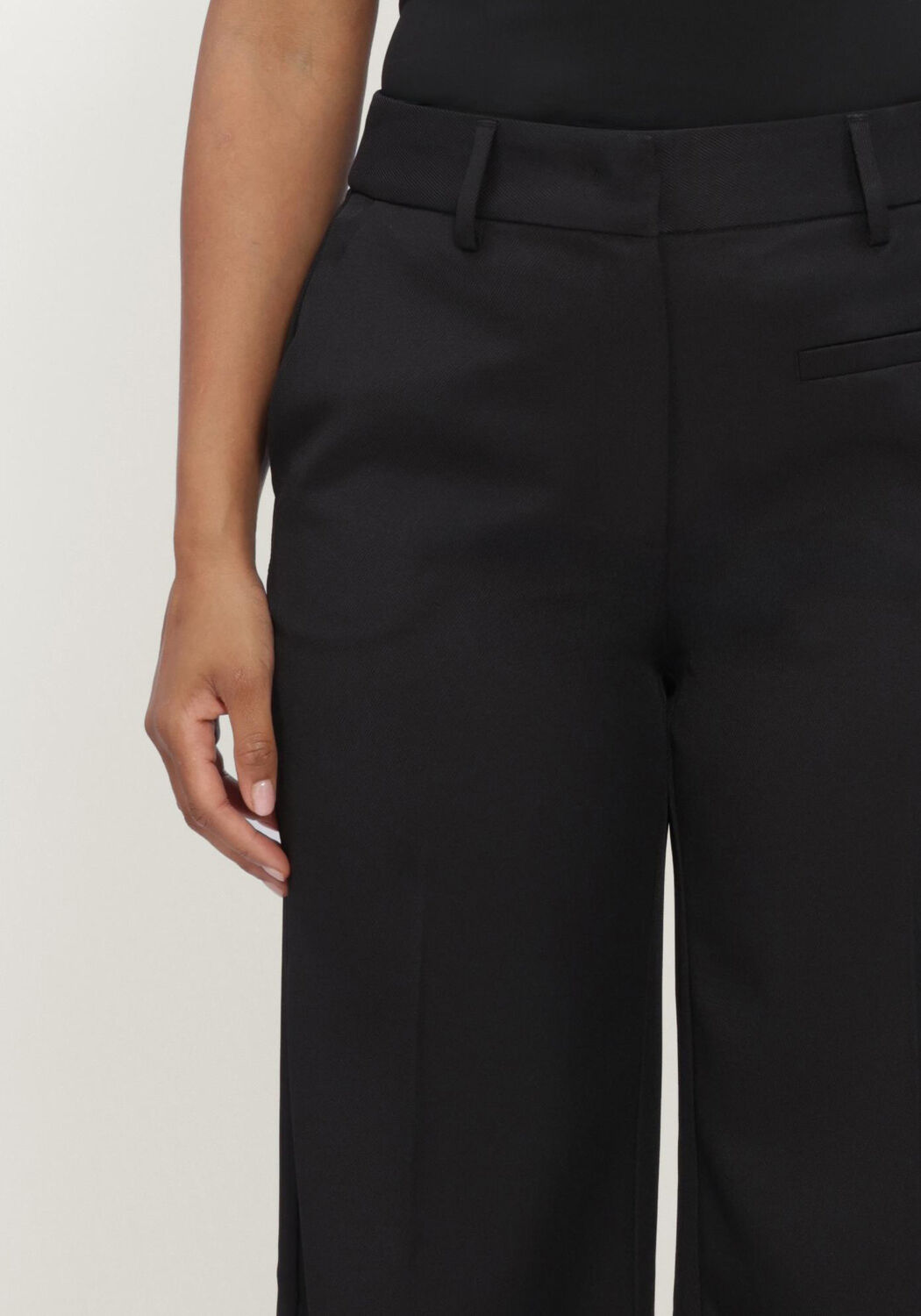 Schwarze HAUTE L'AMITI&Eacute; Hose PREMIERE PLAIN TALL PANT - large