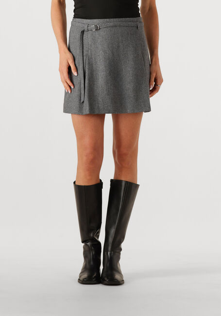 Hellgrau EDITED Minirock LEXA WOOL SKIRT - large