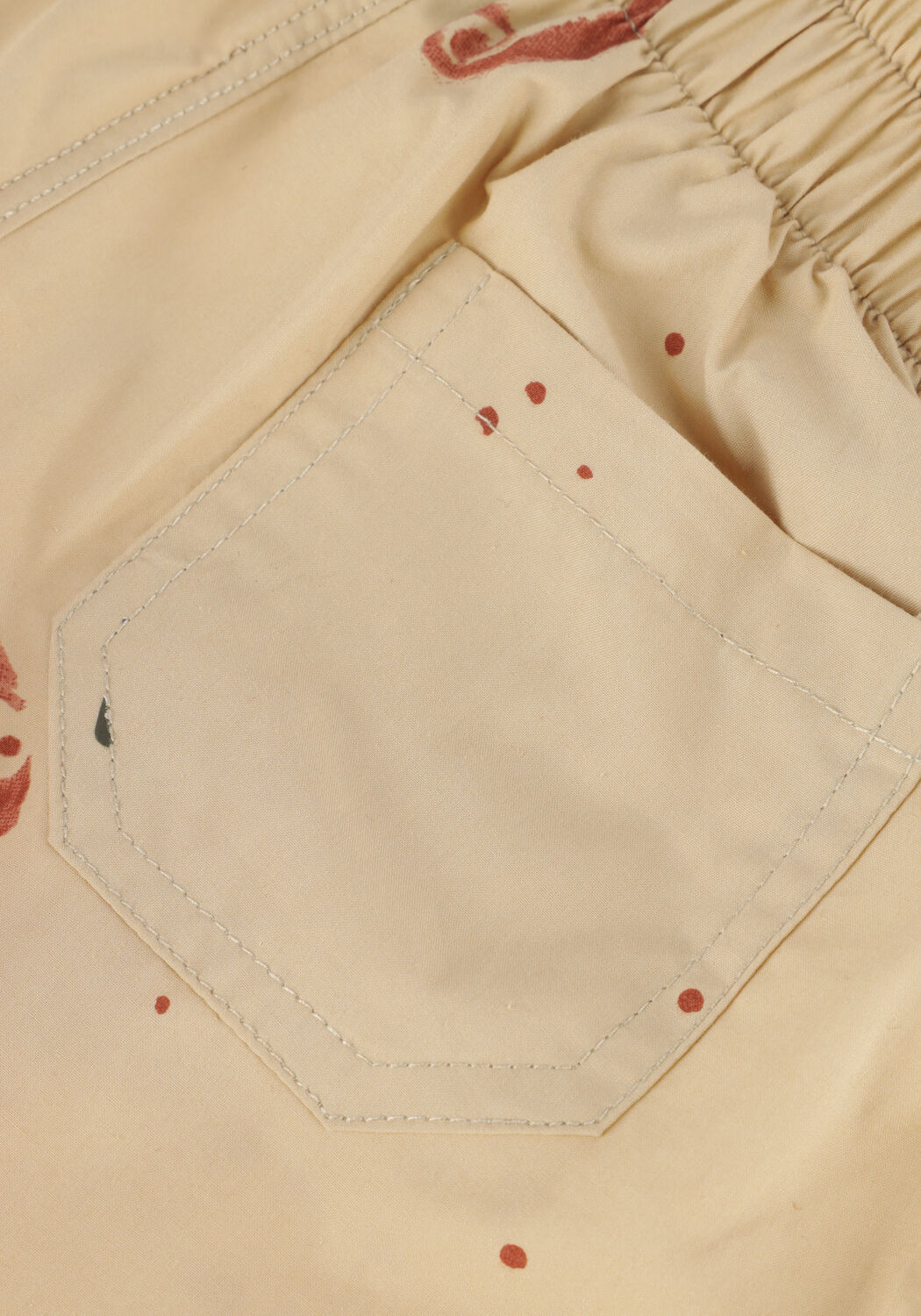 Beige PLAY UP Badehosen PRINTED SWIM SHORTS - large