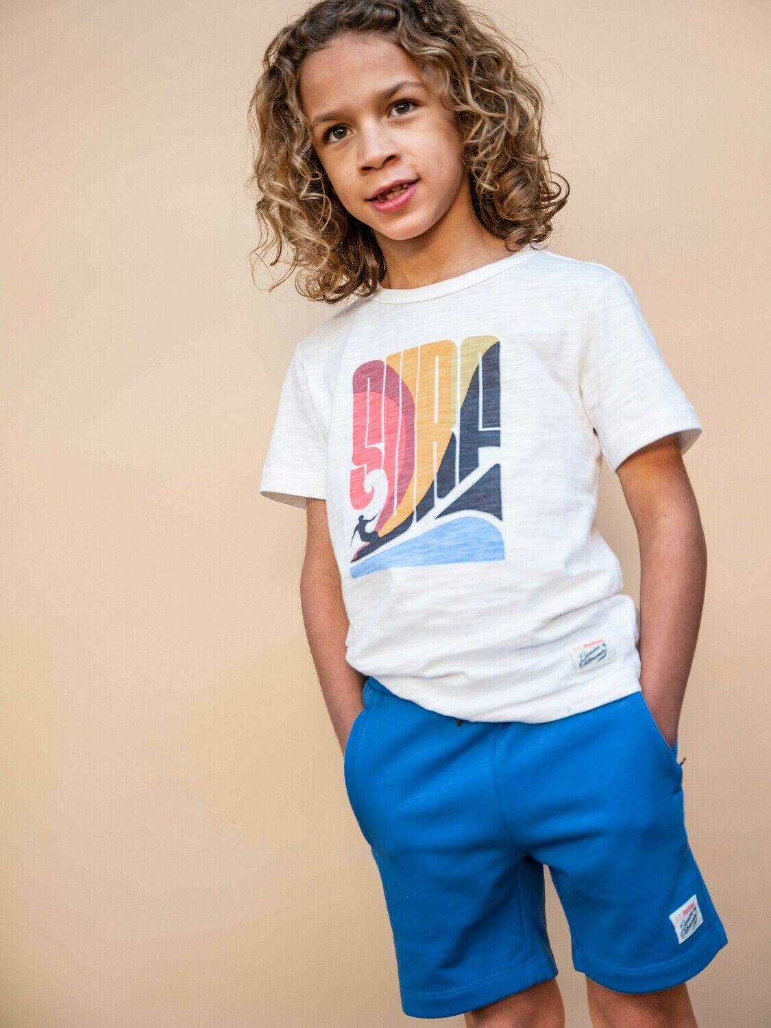 Blaue STREET CALLED MADISON Kurze Hose FLEX - large