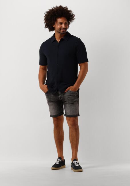 Dunkelblau PURE PATH Casual-Oberhemd SHORTSLEEVE SHIRT BUTTON UP - large