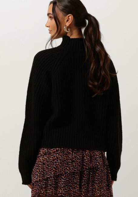 Schwarze NOTRE-V Pullover HEAVY KNIT TOP - large