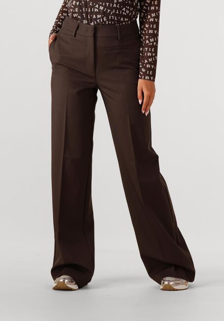 Braune HAUTE L'AMITIÉ Hose PREMIERE PLAIN TALL PANT - large