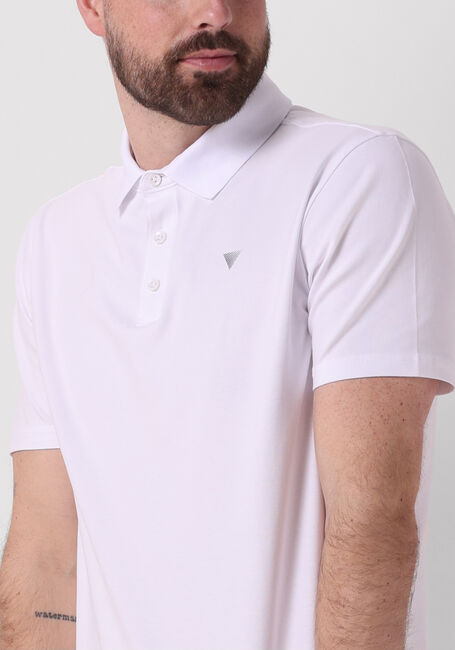 Weiße PURE PATH Polo-Shirt PURE LOGO POLO WITH CHEST PRINT - large