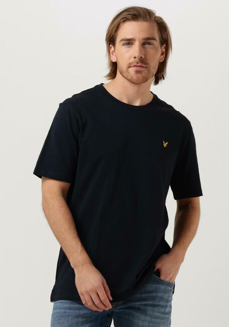 Dunkelblau LYLE & SCOTT T-shirt SLUB T-SHIRT - large