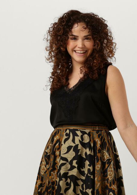 Schwarze SUMMUM Top TOP SILKY SATIN (2S2792) - large