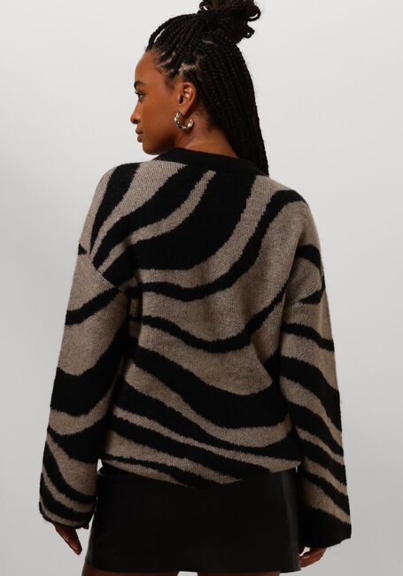 Schwarze OBJECT Pullover OBJDIANA LO L/S KNIT PULLOVER - large