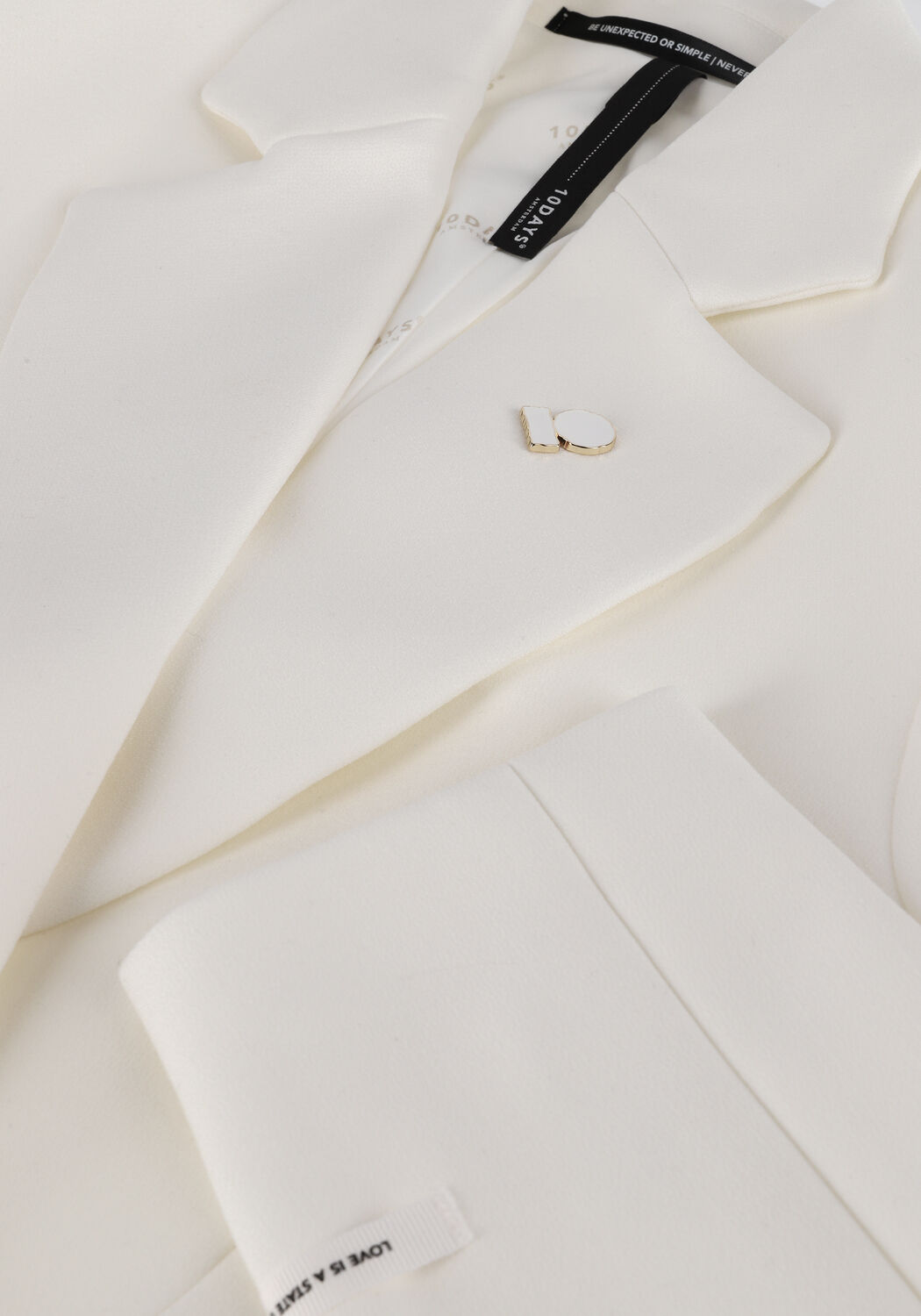 Ecru 10DAYS Blazer CROPPED BLAZER - large