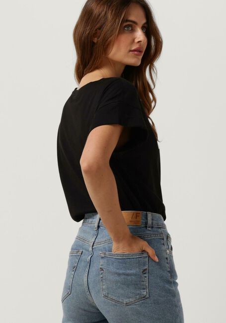 Schwarze MSCH COPENHAGEN T-shirt ALVA ORGANIC MSCH STD TEE - large