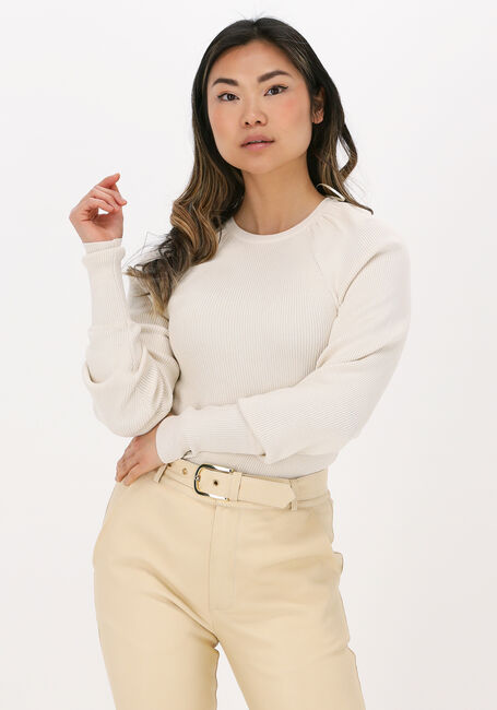 Beige SECOND FEMALE Top NERINE KNIT O-NECK - large