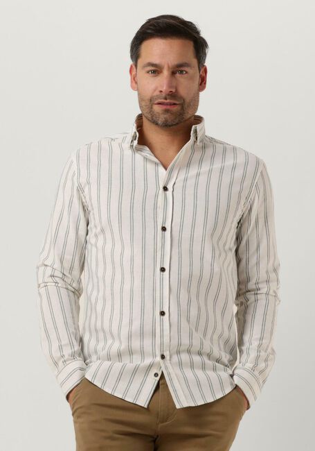 Nicht-gerade weiss ANERKJENDT Casual-Oberhemd AKLEIF L/S DOUBLE STRIPE - large