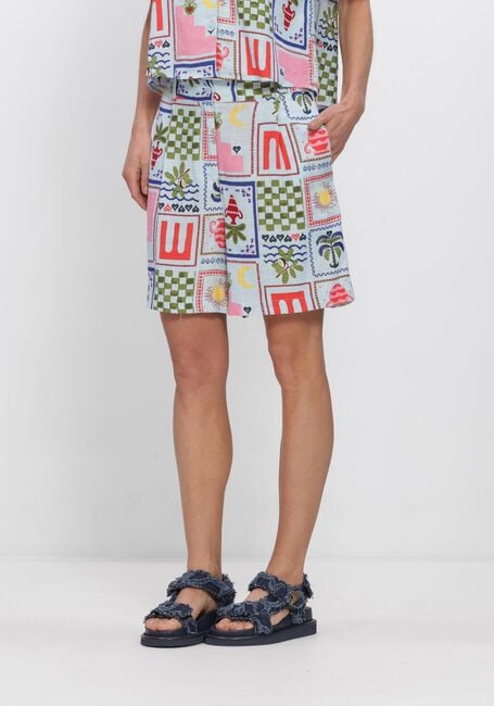 Mehrfarbige/Bunte OBJECT Kurze Hosen OBJEDIE H/W SHORTS - large