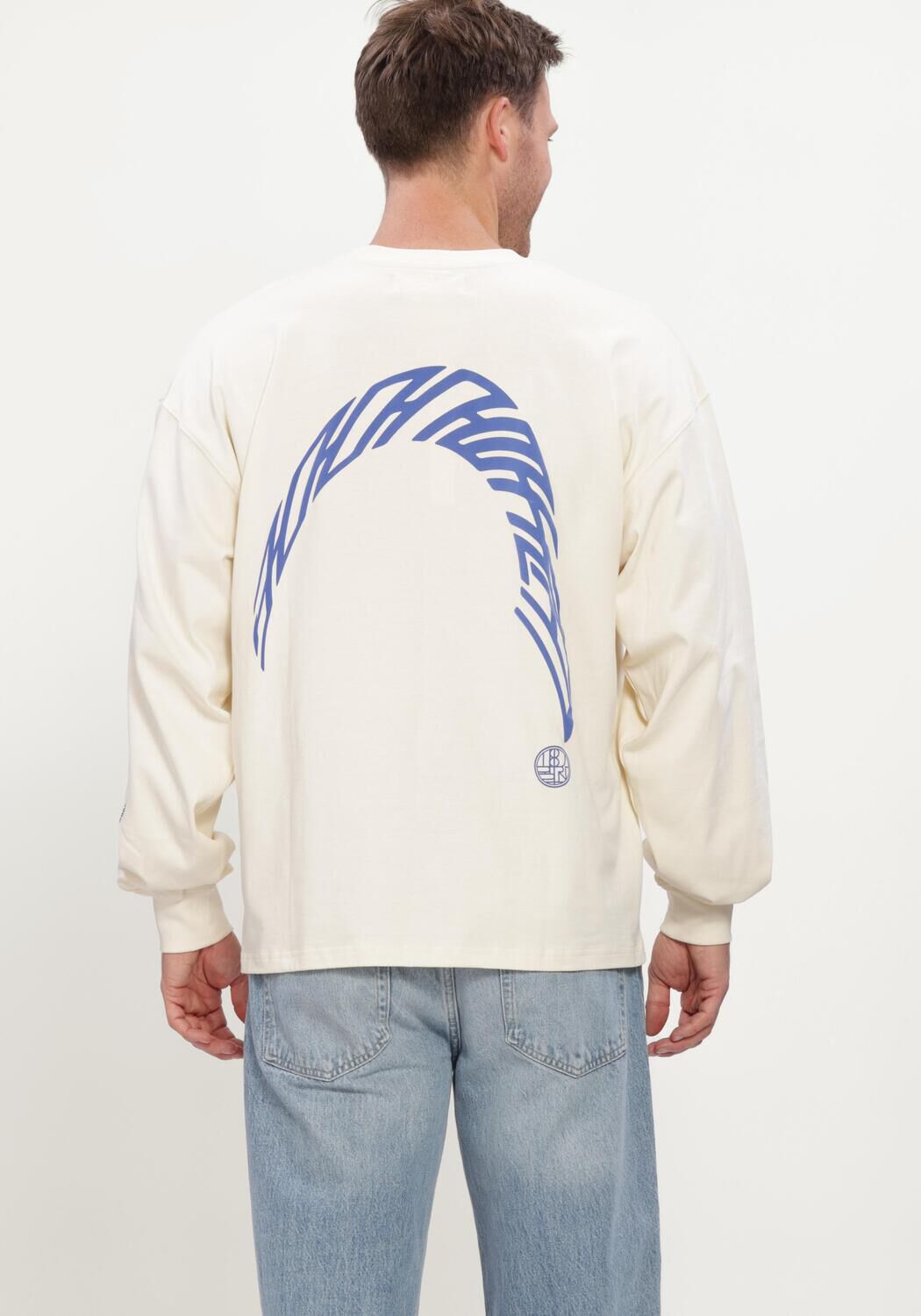 Creme WOODBIRD Pullover WBBEAM LS WARP TEE - large