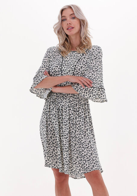 Mehrfarbige/Bunte SCOTCH & SODA Minikleid T-SHIRT SHAPE DRESS WITH FLOUNCE SLEEVES - large