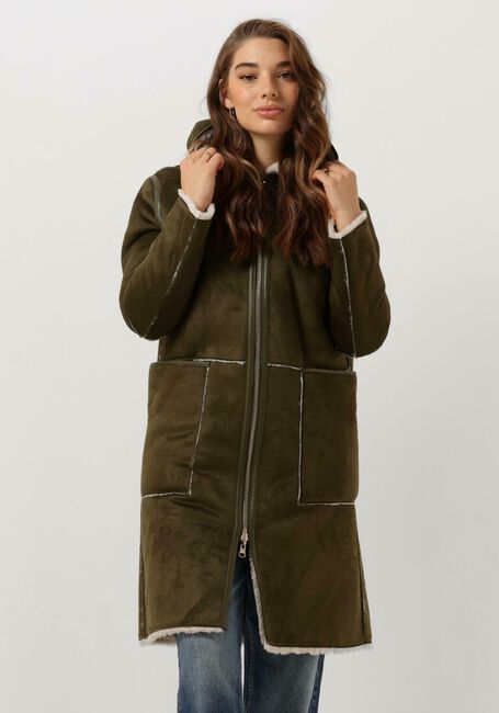 Grüne GOOSECRAFT Wattierte Jack GC ADELYN COAT - large