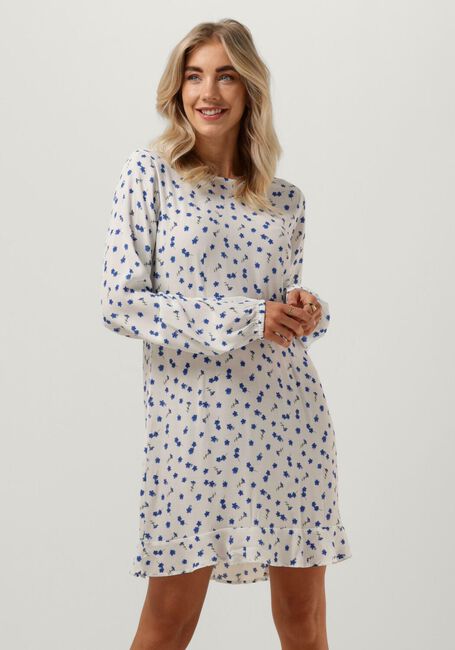 Weiße ENVII Minikleid ENCHERRY LS DRESS AOP - large