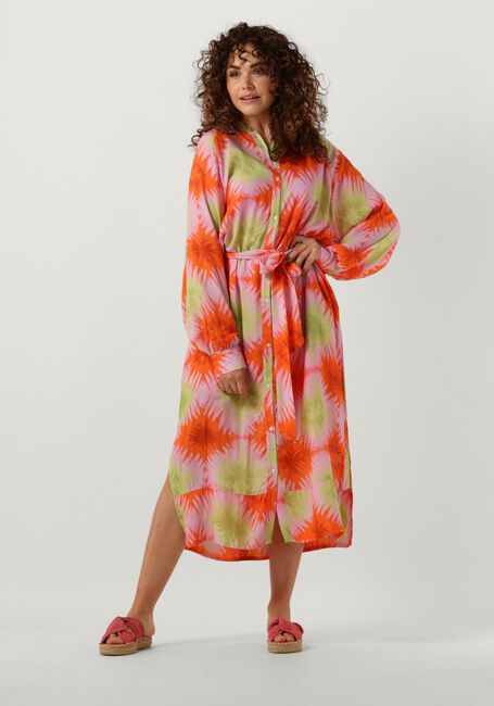 Orangene CIRCLE OF TRUST Midikleid ZOLA DRESS - large