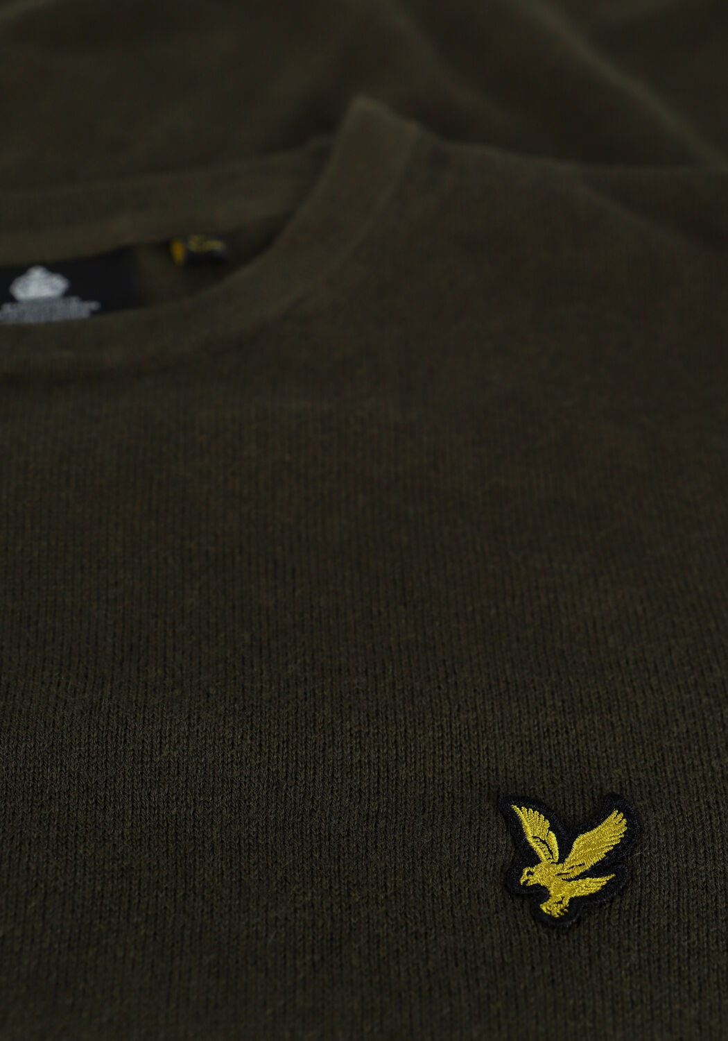 Gr&uuml;ne LYLE & SCOTT Pullover CREW NECK COTTON MERINO JUMPER - large