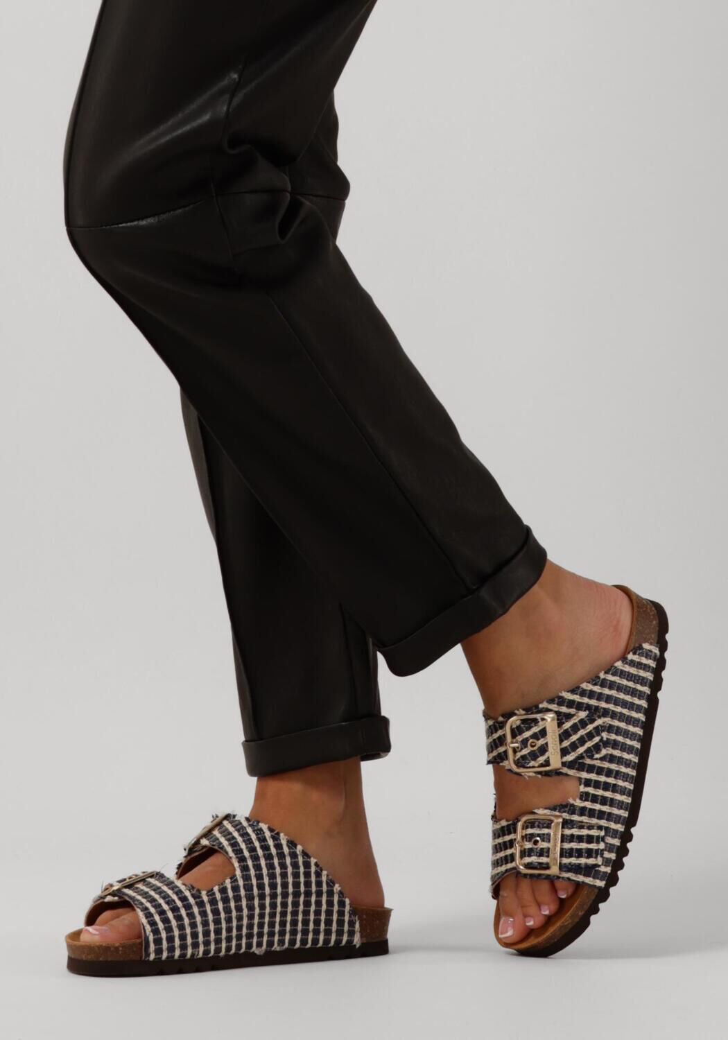 Blaue SCHOLL Pantolette NOELLE RAFFIA - large