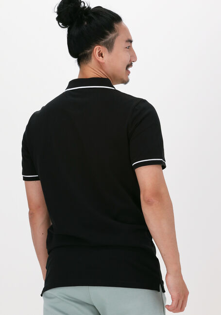 Schwarze CALVIN KLEIN Polo-Shirt TIPPING SLIM POLO - large