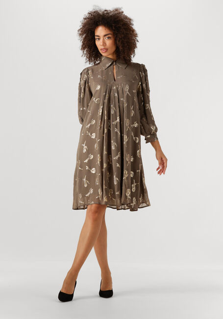 Taupe BRUUNS BAZAAR Minikleid BBTAMMI DRESS - large