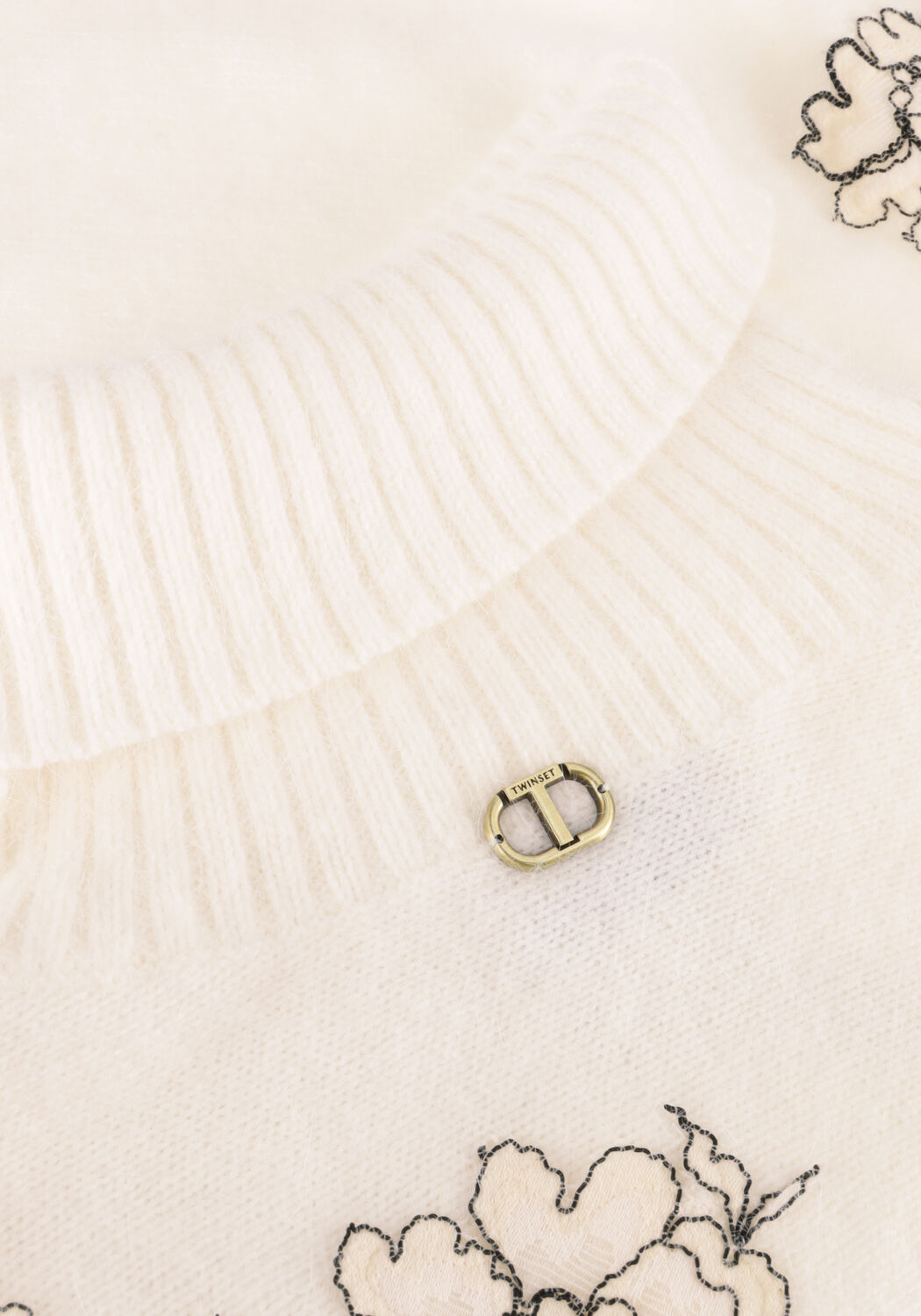 Nicht-gerade weiss TWINSET MILANO Rollkragenpullover 13445107-CPC - large