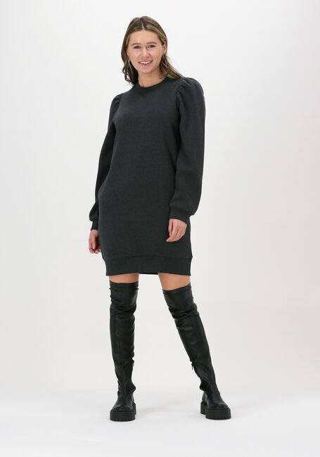 Schwarze SECOND FEMALE Minikleid CARMELLO SWEAT CREW NECK DRESS - large