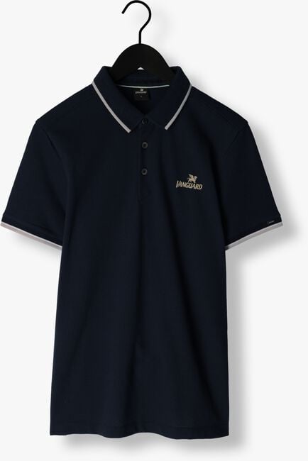 Dunkelblau VANGUARD Polo-Shirt SHORT SLEEVE POLO COTTON POLY WAFFLE STRUCTURE - large