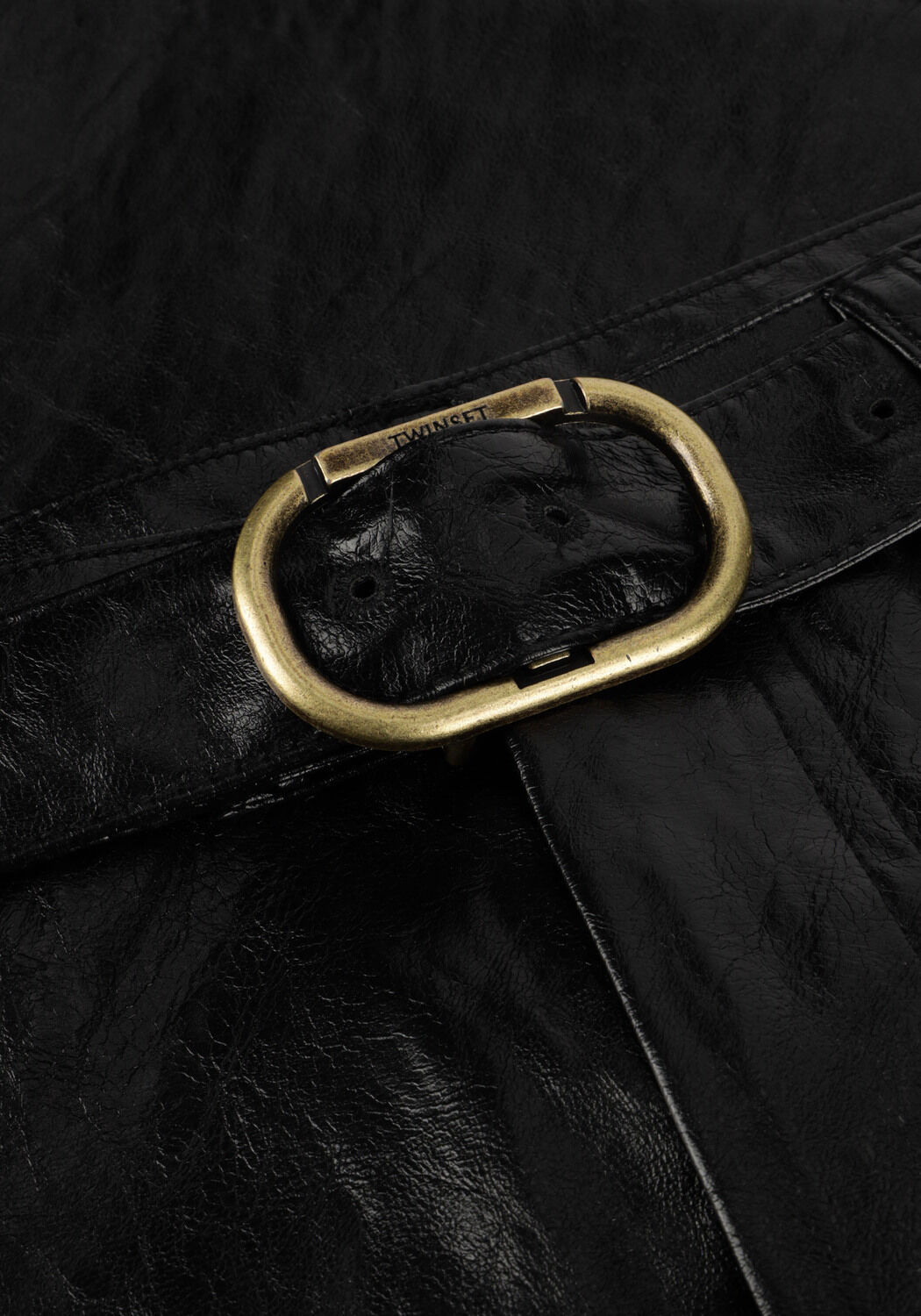 Schwarze TWINSET MILANO Minirock 242TP2071 - large