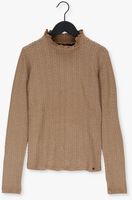 Beige NOBELL Pullover KOBA CABLE KNIT TURTLE NECK - medium