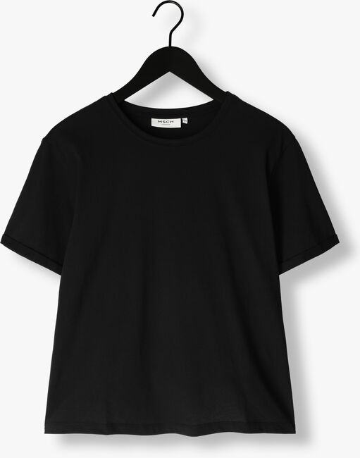 Schwarze MSCH COPENHAGEN T-shirt MSCHTERINA ORGANIC TEE - large