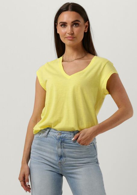 Gelbe CC HEART T-shirt BASIC V-NECK T-SHIRT - large