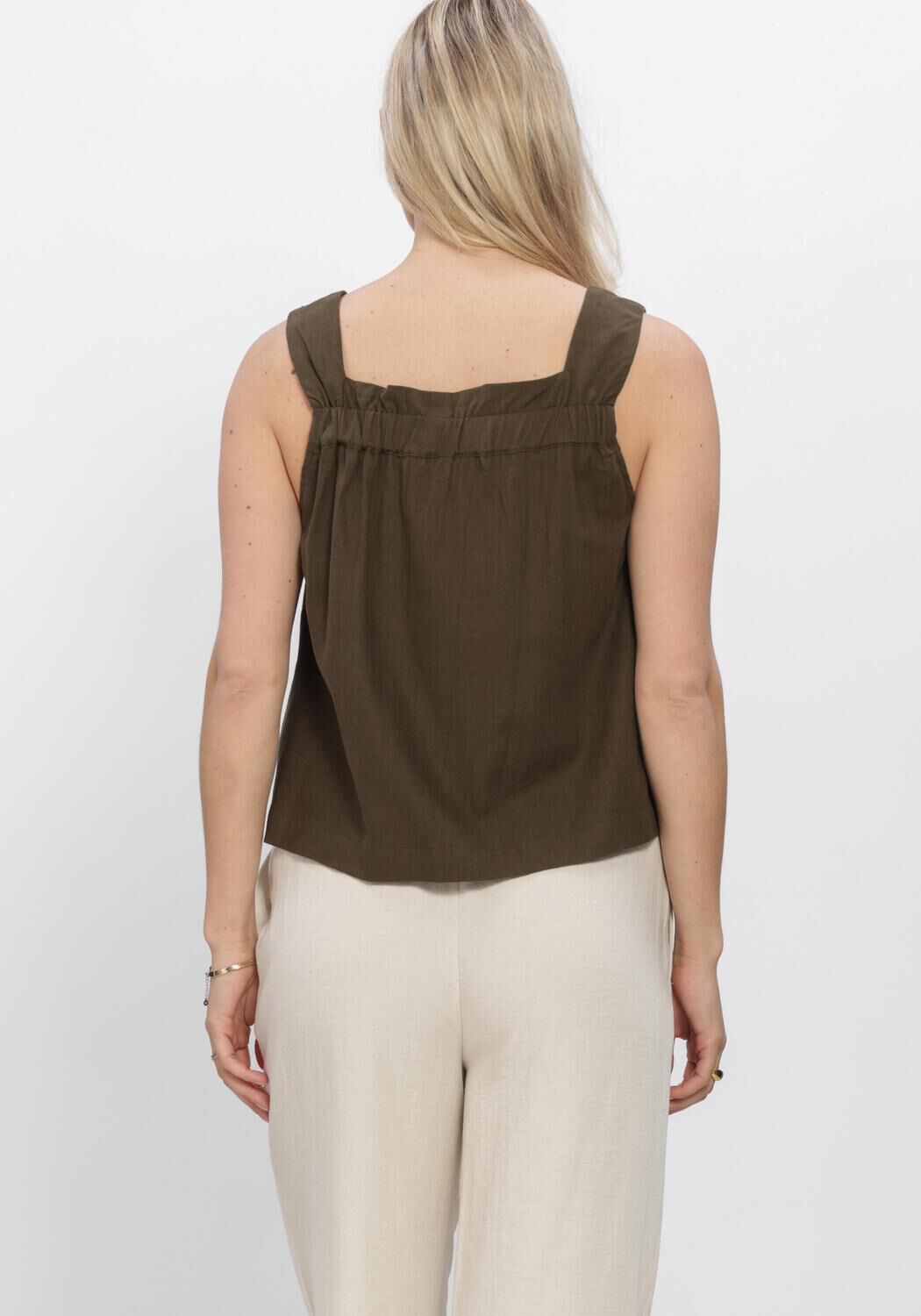 Dunkelblau MY ESSENTIAL WARDROBE Tops & T-shirts MWDLAS FLORENCE TOP - large