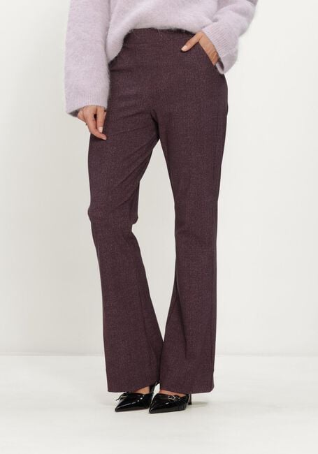 Bordeaux STUDIO ANNELOES Schlaghose Flair herringbone trousers - large