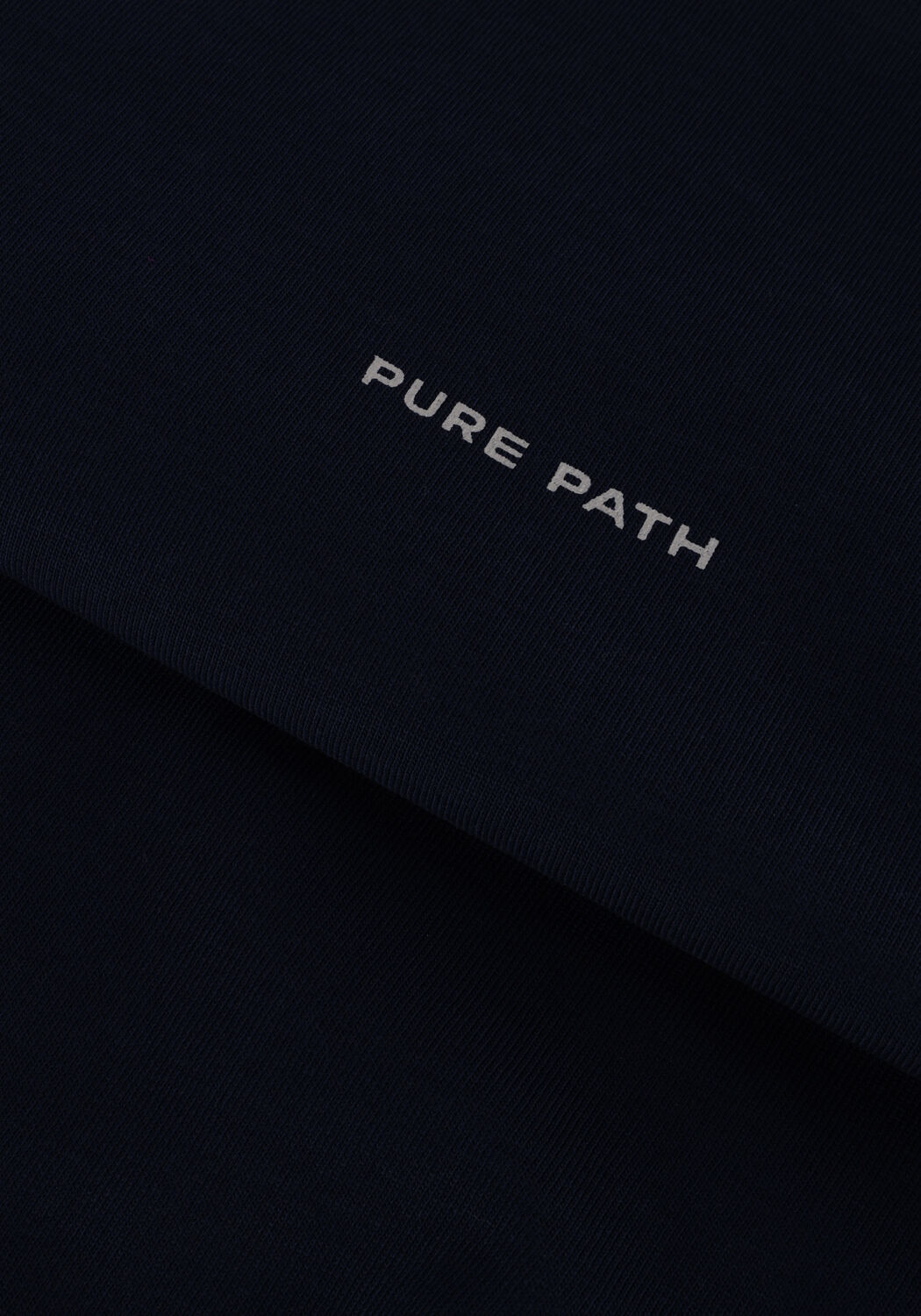 Dunkelblau PURE PATH T-shirt REGULAR FIT T-SHIRTS CREWNECK SS103 - large