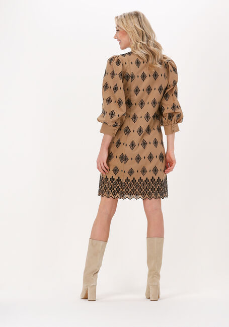 Camelfarbene BRUUNS BAZAAR Minikleid RIENNA MONIQUE DRESS - large