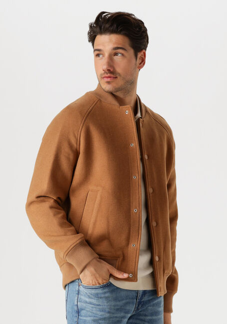 Camelfarbene SELECTED HOMME Jack SLHROY BOMBER JACKET EX - large