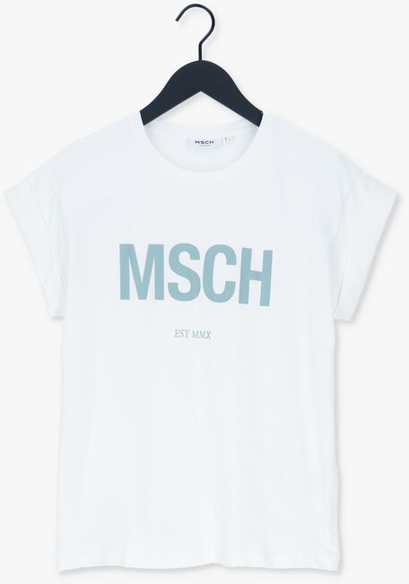 Weiße MSCH COPENHAGEN T-shirt ALVA MSCH STD SEASONAL TEE - large
